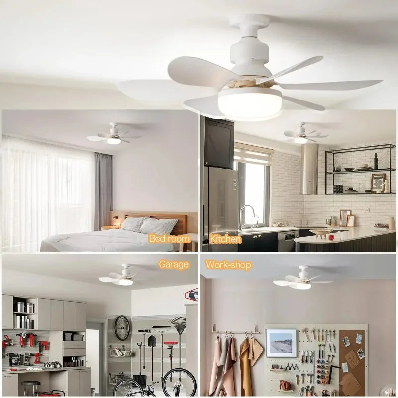 Dimmable 30W LED Ceiling Light with Built In Fan
