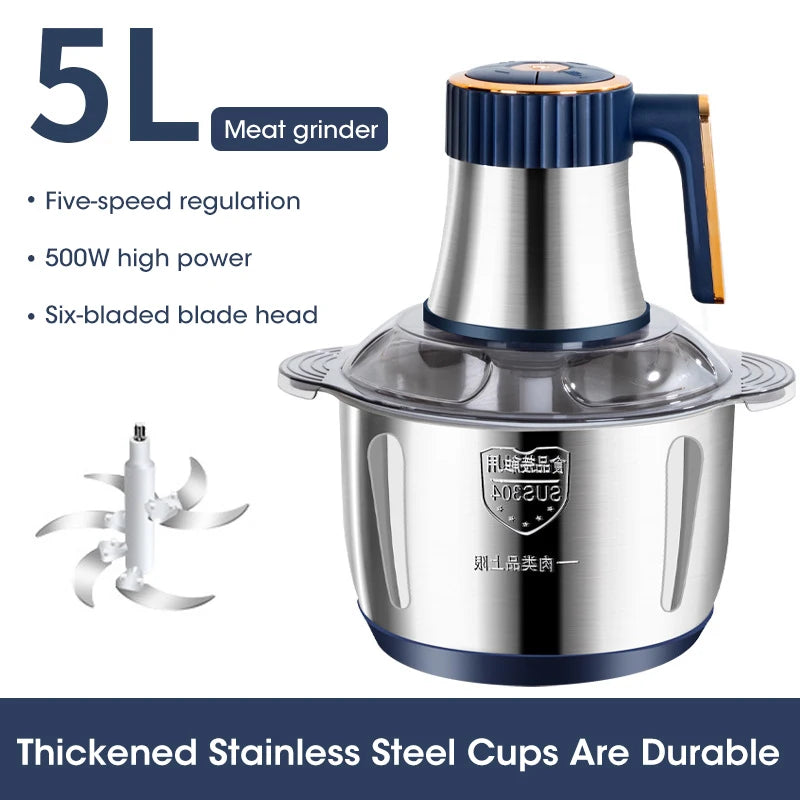 Kitchen Food Processor for Meat Vegetables and Baby Food