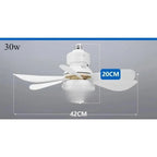 Modern E27 LED Ceiling Fan Light for Living Room and Bedroom